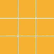 Lattialaatta Pukkila Pro Technic Color Dark Yellow, himmeä, sileä, 97x97mm