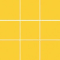 Lattialaatta Pukkila Pro Technic Color Yellow Matt, himmeä, sileä, 97x97mm
