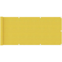 Parvekkeen suoja keltainen 75x300 cm hdpe