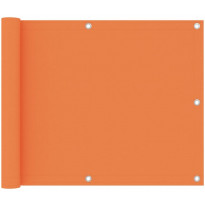 Parvekkeen suoja oranssi 75x300 cm oxford kangas