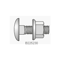 Ruuvi+mutteri M6 B13-50 50KPL/PAK