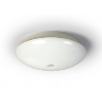 LED-tunnistinvalaisin Ensto ECO320, 14W/830, PIR, Ø320x111mm, IP44, valkoinen