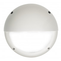 LED-ulkoseinävalaisin Airam Cestus Round Eye, 20W/840, Ø261x150mm, IP65, valkoinen/opaali