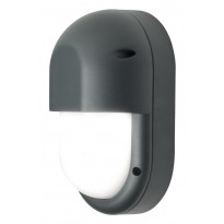 LED-ulkoseinävalaisin Airam Cestus Vertical Eye, max 100W, E27, 270x165x110mm, IP65, antrasiitti/opaali