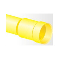 Kaapelinsuojaputki keltainen TEL-B 50x2,0x6000