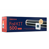 Lattialämmityskelmupaketti Ebeco FOIL KIT 500, 40 cm lämmitysleveys, 13.5m, max 6m2, 380W, Verkkokaupan poistotuote