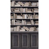 Kuvatapetti One Roll One Motif Bookshelf, 1.59x2.80m, non-woven