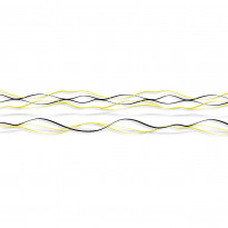 Välitilatarra Dimex Yellow Waves, 180-350x60cm