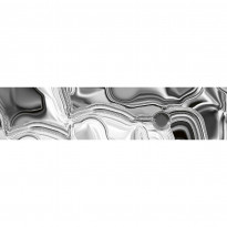 Välitilatarra Dimex Liquid Chrome Silver, 180-350x60cm