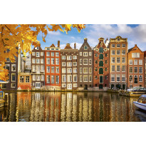 Maisematapetti Dimex Houses In Amsterdam, 375x250cm
