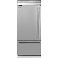 Jääkaappipakastin Smeg RF396LSIX 89cm teräs