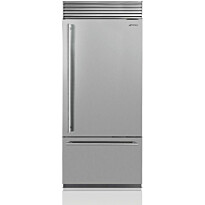 Jääkaappipakastin Smeg RF396RSIX 89cm teräs