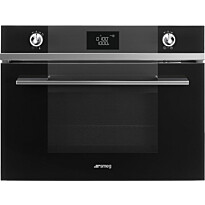 Yhdistelmämikroaaltouuni Smeg SF4102MCN 60cm musta