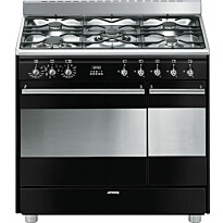 Kaasuliesi Smeg SCB92MN8 90cm musta