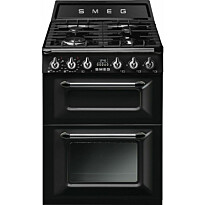 Kaasuliesi Smeg TR62BL 60cm musta