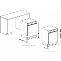 Sokkelilevy Smeg KITPL60N astianpesukoneeseen musta