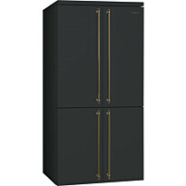 jääkaappipakastin Side-by-side Smeg FQ60CAO5 91.5cm antrasiitti