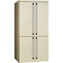 jääkaappipakastin Side-by-side Smeg FQ960P5 91.5cm beige