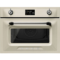 Yhdistelmämikroaaltouuni Smeg SO4902M1P 60cm beige