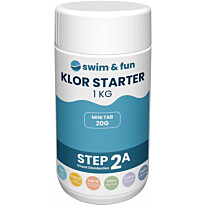 Pikakloori Swim &amp; Fun Klor Starter 1 kg, minitabletit