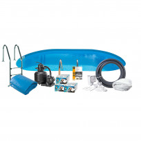 Uima-allaspaketti Swim &amp; Fun Basic InGround 150, 800 x 400 cm upotettava