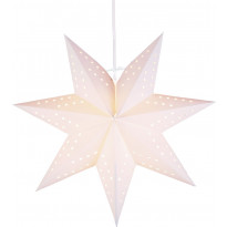 Valotähti Star Trading Bobo, 34cm, paperi, valkoinen