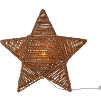 Pöytätähti Star Trading Rappe, 43.5x43cm, ruskea
