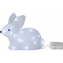 LED-valokoriste Star Trading Crystalo kaniini 20cm