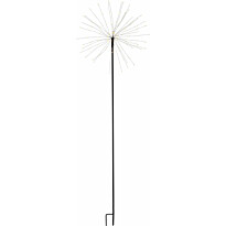 LED-valokoriste Star Trading Firework Outdoor, 110cm, musta