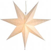 Valotähti Star Trading Sensy, 51cm, paperi, valkoinen
