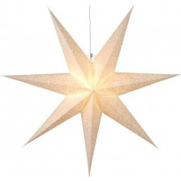 Valotähti Star Trading Sensy, 70cm, paperi, valkoinen