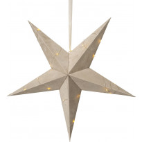 Paperitähti Star Trading Velvet, Ø600x210mm, beige