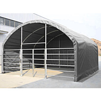 Karjateltta Ranch Farmer, 4x4x3.5m, 900g pvc, harmaa