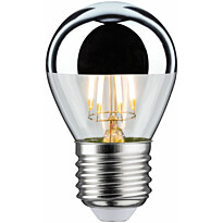 LED-pääpeililamppu Paulmann Modern Classic Edition Drop, E27, 360lm, 4.8W, 2700K, himmennettävä, hopea