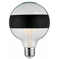 LED-rengaspeililamppu Paulmann Modern Classic Edition Globe, E27, 640lm, 6.5W, 2700K, himmennettävä, mattamusta