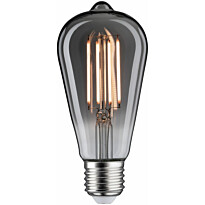 LED-filamenttilamppu Paulmann 1879 Edition Corn Rustika, E27, 320lm, 7.5W, 1800K, himmennettävä, savulasi