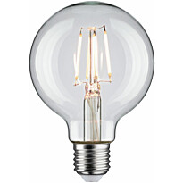 LED-filamenttilamppu Paulmann Globe, G80, E27, 470lm, 4.8W, 4000K, kirkas