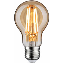 LED-lamppu Paulmann 1879 Filament Pear E27 470lm 6W 1800K 3-Step-Dim himmennettävä kulta