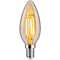 LED-kynttilälamppu Paulmann 1879 Filament E14 450lm 4.9W 1800K 3-Step-Dim himmennettävä kulta