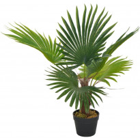 Tekokasvi palmu ruukulla vihreä 70 cm