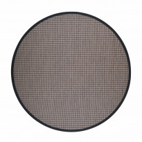 Matto VM Carpet Kelo, mittatilaus, pyöreä, ruskea/musta