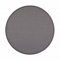 Matto VM Carpet Lyyra, mittatilaus, pyöreä, tummanharmaa