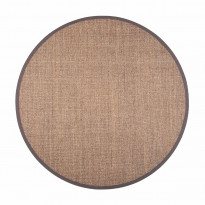 Matto VM Carpet Sisal, mittatilaus, pyöreä, harmaa-mix