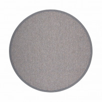 Matto VM Carpet Tunturi, mittatilaus, pyöreä, harmaa