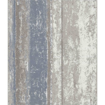 Tapetti 1838 Wallcoverings Linea, sininen/beige, 0,52x10,05m