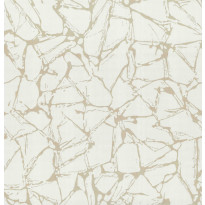 Tapetti 1838 Wallcoverings Glaze, kulta/valkoinen, 0,52x10,05m