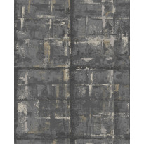 Tapetti 1838 Wallcoverings Patina, tumma, 0,52x10,05m