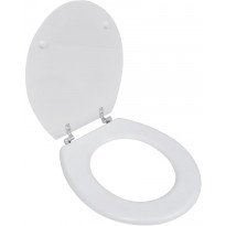 WC-istuimen kansi MDF yksinkertainen muotoilu valkoinen