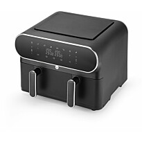 Airfryer Wilfa Dual Zone AF-2X50DUAL, 2x5.5l, musta