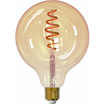 Sisustuslamppu Airam SmartHome GLOBE 125, 4.9W, E27, 350lm, 1800-3000K, amber